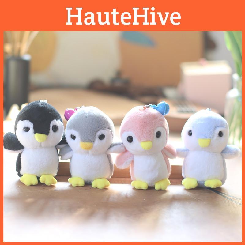 Niedlicher Pinguin Plüsch Schlüsselanhänger Charmantes Cartoon Taschenzubehör Ultraweicher Plüsch