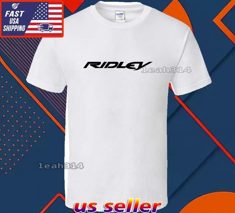 Nuova Maglietta Ridley Bikes Logo T-Shirt Divertente Americana USA Unisex Taglia S-5XL
