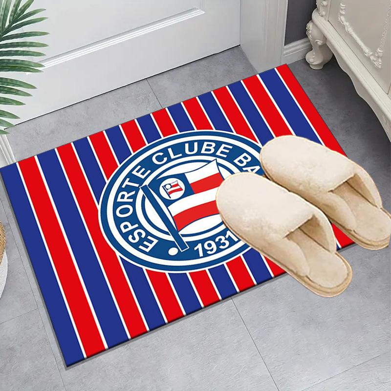 1PC Esporte Clube Bahia Rug Game Carpet, Floor Mat for Bedroom Living Room Entryway Rug, Home Decor Idea Gift for Christmas birthday