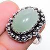 Aquamarine Handmade Gemstone 925 Sterling Silver Jewelry Ring 6.5 M579