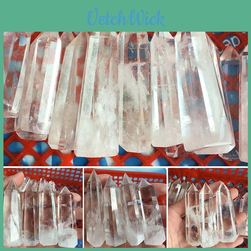 Authentic Natural Clear White Quartz Crystal Point Healing Wand Elegant Mineral Specimen Ornament For Thoughtful Gifts