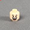 9pcsMOC Blocks 8034 8046 Traditional smile laugh expression 4cm Figure Face Printed Head Assembled Construction Bricks Children Playthings