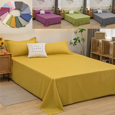 Bettlaken aus Baumwolle, einfarbig, Matratzenbezug, rutschfest, Spannbetttuch für Einzelbett, Doppelbett, Bettlaken für Bett