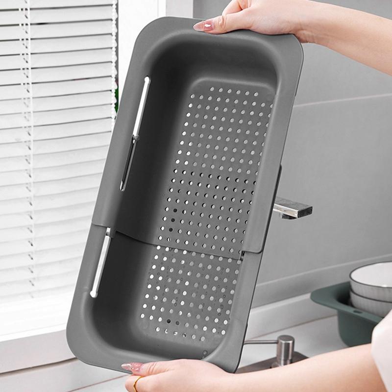 Good-The Fruit And Vegetable Filter Basket That Can Be Extended Above The Sink Can Be Washed By A Dishwasher.