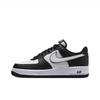 Nike Air Force 1 Slip Resistant Abrasion Resistant Balance Support Low top Skateboard Shoes Unisex White Black DV0788-001(Team384-A)
