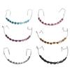 1Pair Fake Braces Colorful Brackets For Teeth Temporary Metal Wires Metal Bracket Orthodontic Ligature Ties Dental