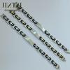European & American Fashion Trend Men's Stainless Steel Curved Plate Bracelet