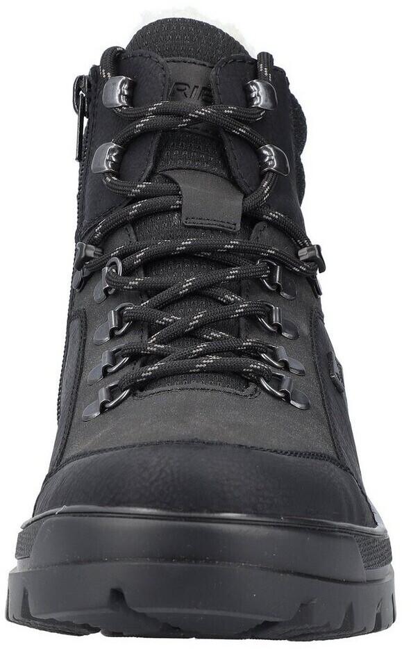 Ботинки Rieker на шнуровке черного цвета