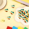 36 Stuks Gehandicapten Trots Maand Hart Speldjes Grootverpakking Hart Regenboog Speldjes Hij-Kunst Regenboog Broche Speld Vrouwen Mannen Juli Feest Decoratie Voor