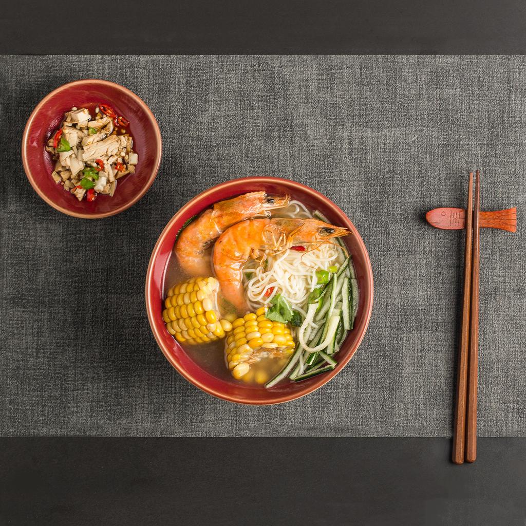 Japanese Retro Ramen Bowl Kiln Changed Hat Bowl Underglaze Color New Ceramic Bowl Restaurant Hotel Rice Bowl Big Bowl