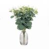 20/100PCS Green Fake Plants Silk Eucalyptus Leaf Christmas Decorations Vases Home Garden Wedding Scrapbooking Artificial Flowers