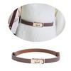 Sleek Waistband Adjustable Metal Buckle Belt for Women Lightweight Design for Comfort and Style