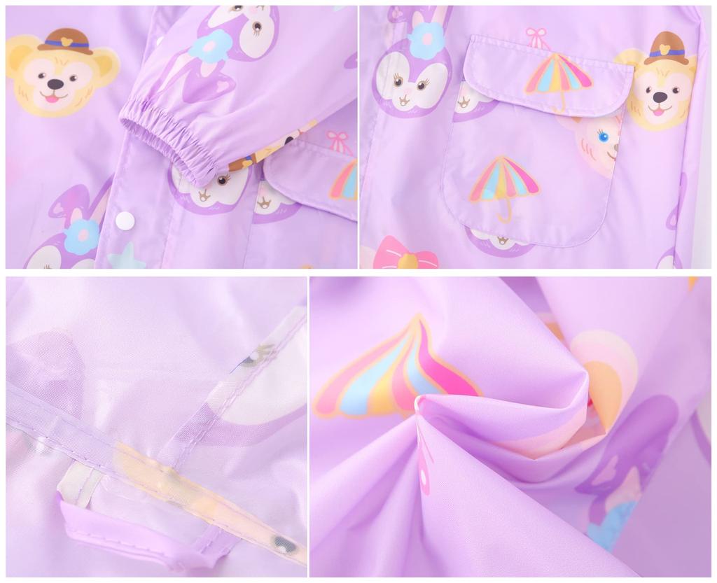 School Boys and Rain Elementary School with with Storage Rain Perfect for Rainy Commuting To Outdoor One Medium Children's Raincoat, Rainwear, Bag,