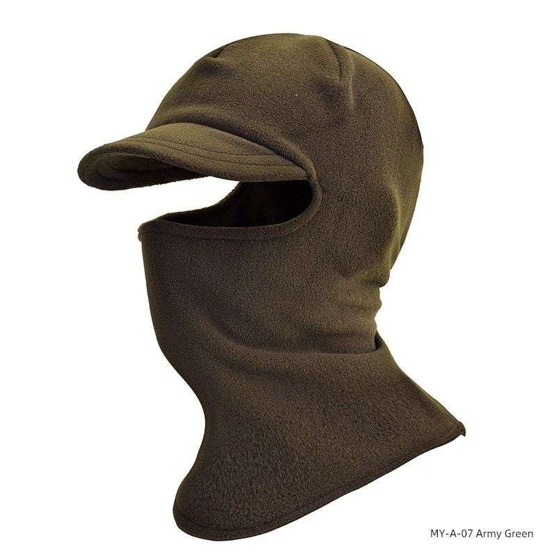 

Fleece Warm Outdoor Cycling Skiing Full Face Head Cover Eaves (Army Green) All yards