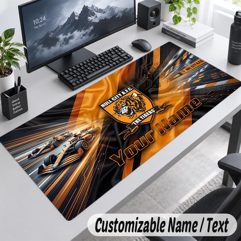 Custom Name Text Mouse Pad Hull FC Personalized Desk Pad For Work And Gaming