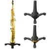 Adjustable Metal Tripod Base Saxophone Holder Rack Stand Folding Saxophone Stand