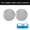 Tappo Ruota W148 2 Pezzi Sottobicchiere in Pelle Antirumore Cuscinetto per Tazza Acqua Per Volkswagen Scirocco Arteon Beetle GTI Tiguan R-Line Jetta T-R