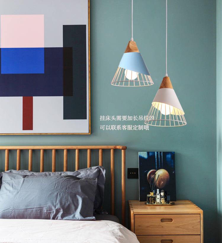 Chandelier Nordic restaurant chandelier creative personality fast food cold drink restaurant table small chandelier