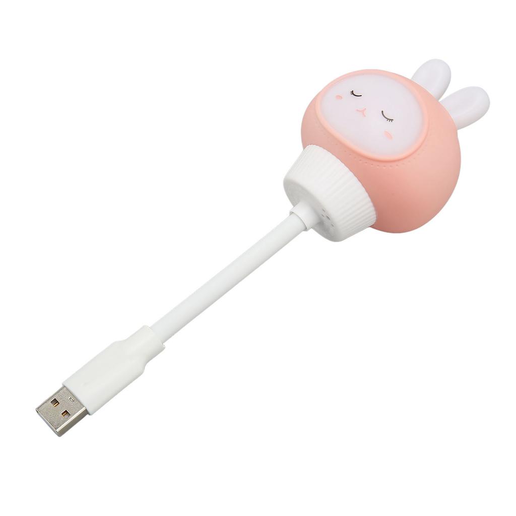 USB LED Light Voice Control 3 Brightness Timing Eye Protection Portable Cute LED Night Light for Bedroom Dormitory