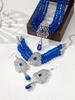 Retro Classic Hollow Rhinestone Inlaid Necklace Fashion Temperament Light Luxury High Sense Bracelet Set