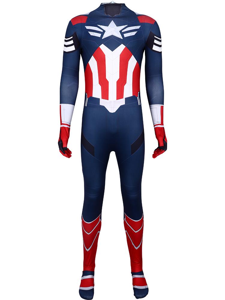 Captain America 4 Role-Playing Cosplay Costume for Stage Performance