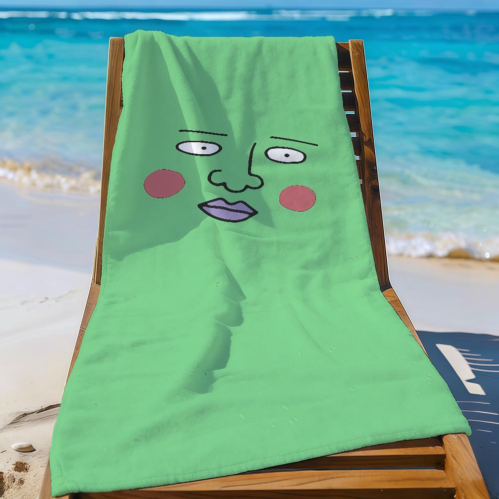 Anime M-Mob P-PsychoS 100 Towel Soft Pool Gift For Travel Gym Shower Camping Quick Dry Sports Beach Towels