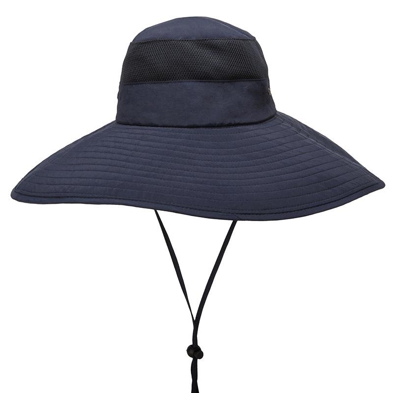 Summer outdoor sun hat women's hat fishing hat breathable sunscreen big eaves sunshade bucket hat