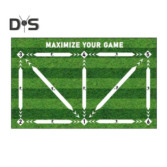 

Футбольный тренировочный коврик, оборудование для тренировок по футболу, тренировочный коврик для тренировок по футболу в помещении, оборудование для футбольных шагов для юного футболиста зелёный