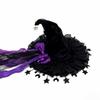 Lace Trim Gothic Hat Wide Brim Cosplay Costume Hat Dramatic Witch Hat  Women’s Costume