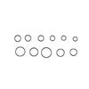 419Pcs Washer Gasket Assortment Metric O Rings Kit for Air & Gas Sealing Repair