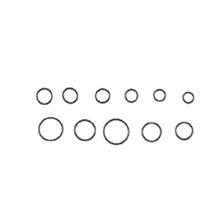 419Pcs Washer Gasket Assortment Metric O Rings Kit for Air & Gas Sealing Repair
