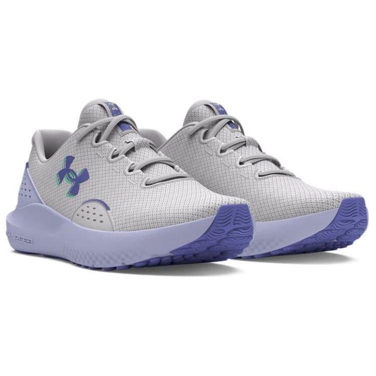 Under Armour Surge 4 Halo Grey Celeste Women Sneakers Starlight 3027007-101