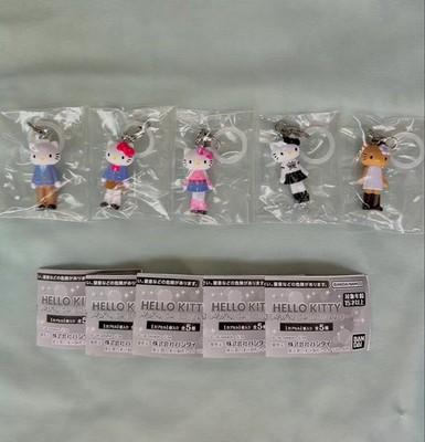 Hello Kitty Ashinaga Mejirushi Accessory complete set 5 Capsule Toy