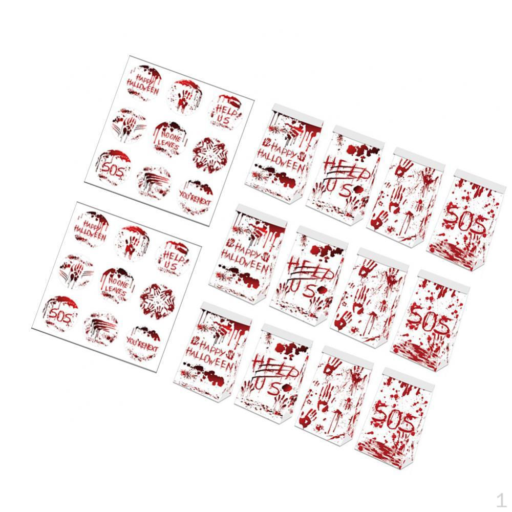 

Candy Packaging Bags Halloween Decorations Sweets Presents for Holiday Palm Print