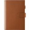 A5 Genuine Leather Notebook Compatible with Hobonichi Premium Planner Cover with Pen Card Bookmark and Snap Business Gift Cover, Cousin, Holder,
