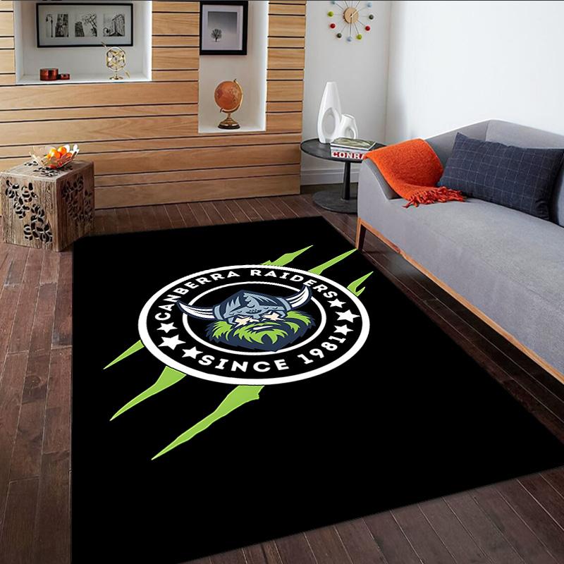 Raiders Team Spirit Carpet, Kitchen Rugs, Yoga Mat, Non-Slip Mats, Rug for Bathroom, Living Room Bedroom, Camping Rugs Christmas Gift