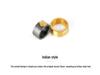 Tide Replica Retro Ethnic Flying Eagle Rings - Titanium Steel Unisex Couple Rings for Index Finger - Japanese and Korean Style