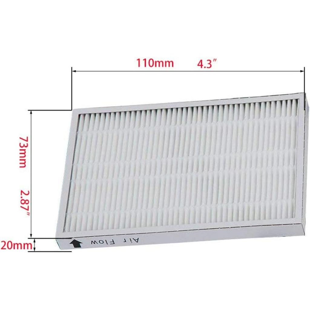 3 Pack Vacuum Cleaner 86880 20-86880 40320 Exhaust Vacuum Hepa Filters Compatible with Sears Kenmore EF-2 and Panasonic Vacuums MC-V194H