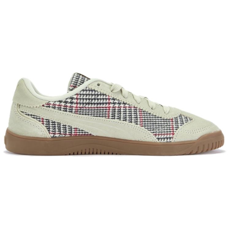 PUMA Club 5V5 Lux Plaid Desert Dust Puma Gold Unisex 40540301