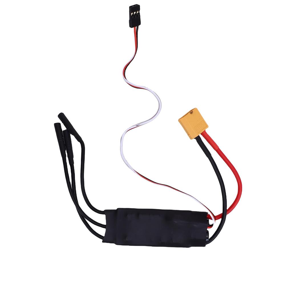 30A Brushless ESC with 3A BEC 2-3S Electronic Speed Controller for RC Fixed Wing Plane Multirotor Unmanned Helicopter