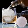 Large Sphere Ice Cube Mold 4-Grid Silicone Whiskey Ice Maker, Leak-Free Design, Easy Fill & Release, Perfect for Round Ice Balls