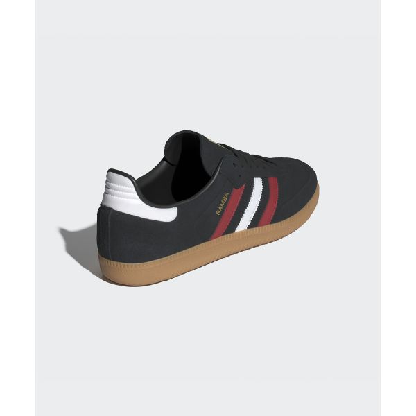 adidas Samba OG Černá Bílá Šarlatová Unisex Tenisky Core-Black Lepší-Šarlatová Guma-3 IG1824