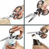 Kitchen Scissors Set With Stainless Steel Blades For Seafood And Meat Preparation