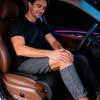 Car Seat Extender Leg Support Non-Slip Adjustable Breathable Car Leg Extender Back Support Pad For Front Rear Driver Passenger