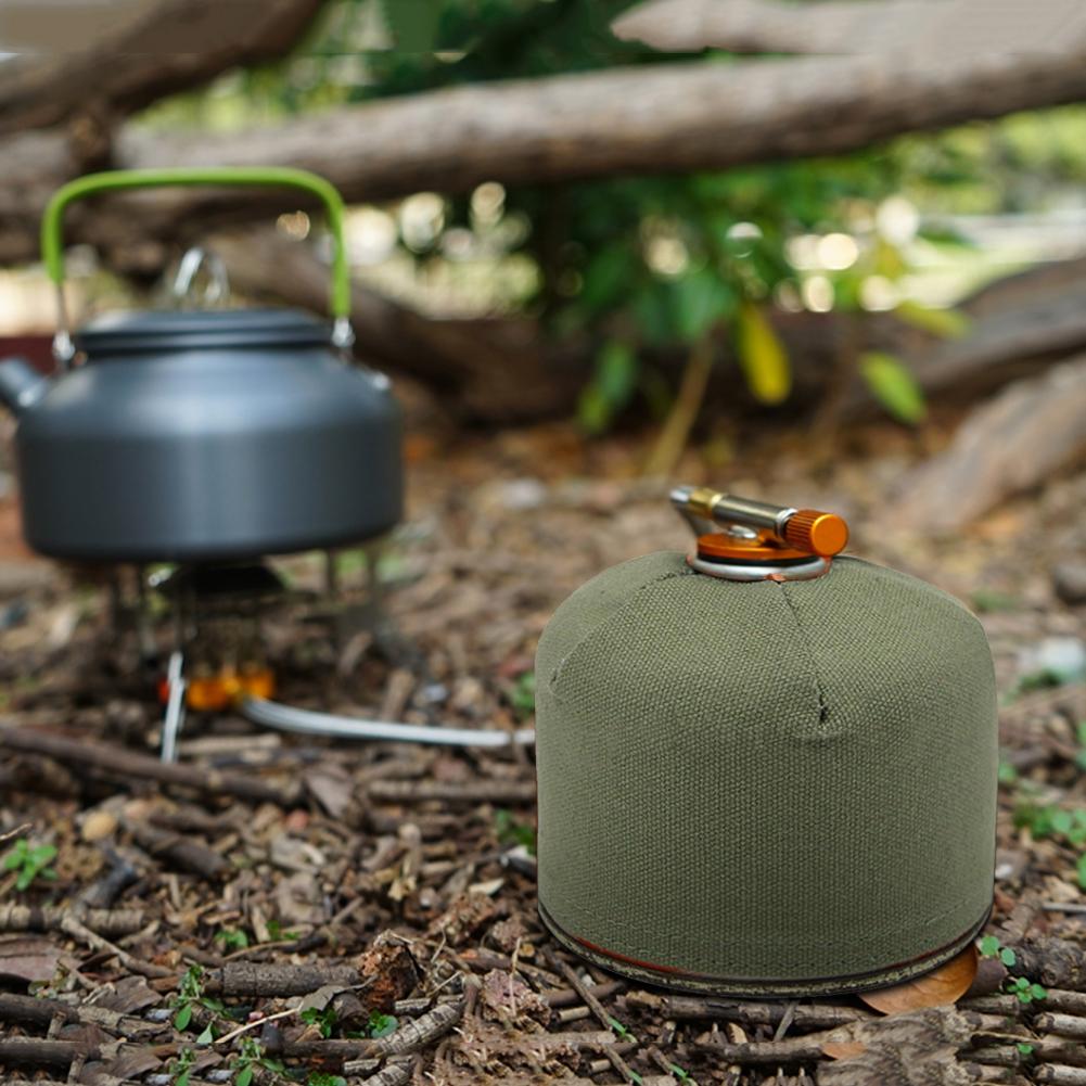 Camping Gas Tank Case 3 Sizes Gas Canister Protective Cover Fuel Cylinder Storage Bags Air Bottle Wrap Sleeve Protector