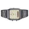 Casio STANDARD series 30 meters waterproof quartz movement Japanese and Korean watch for men and women, yellow dial AQ-230EGG-9AEF