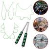 Big Size Bubble Machine Sticks Adjustable Bubble Rope Set Outdoor Bubble Wand  Party Favors
