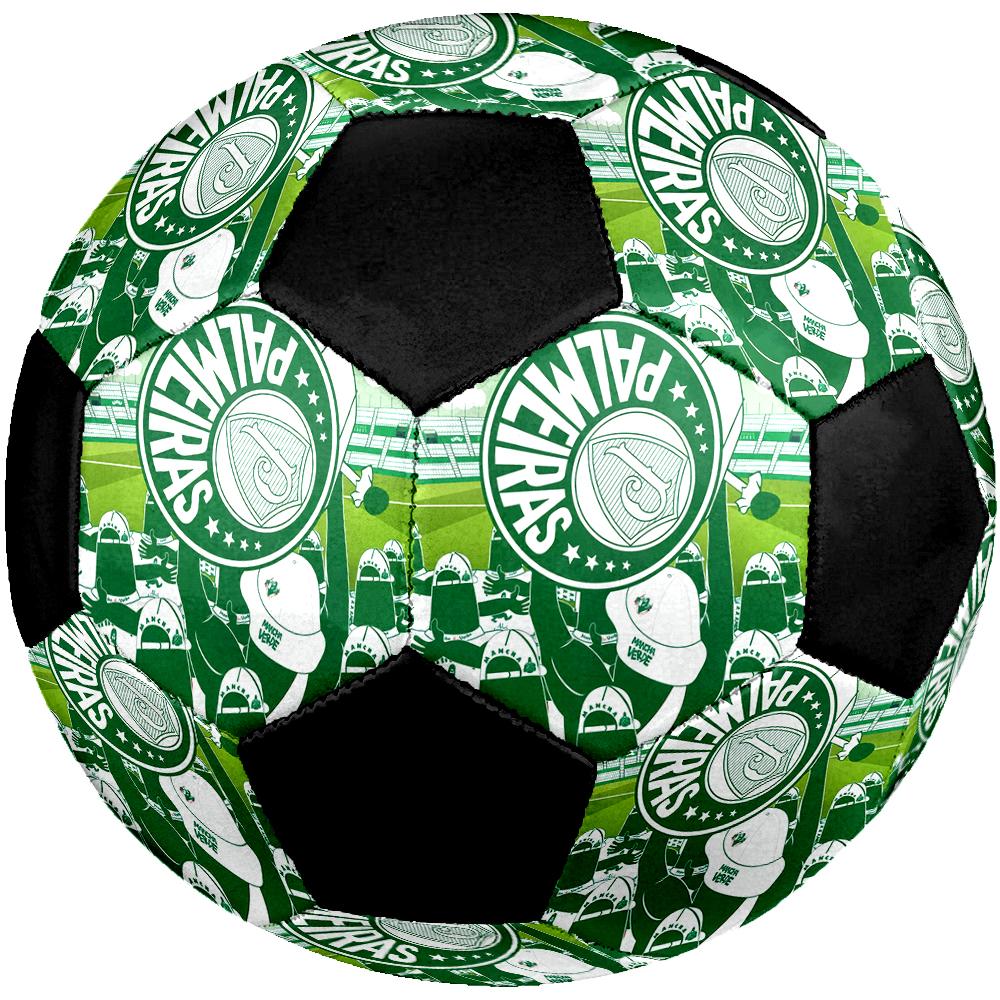 SIZE 5 SE Palmeiras Soccer Ball Colorful All Ages Machine Stitched PVC Competition Ready Durable High-Bounce