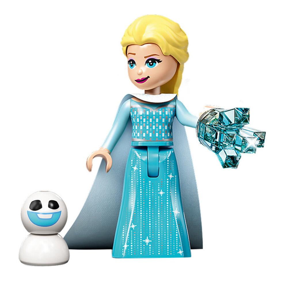 5 Pcs Frozen Elsa Anna Series Assembled Building Block Toys Figures Model Toy Kid Girls Gift