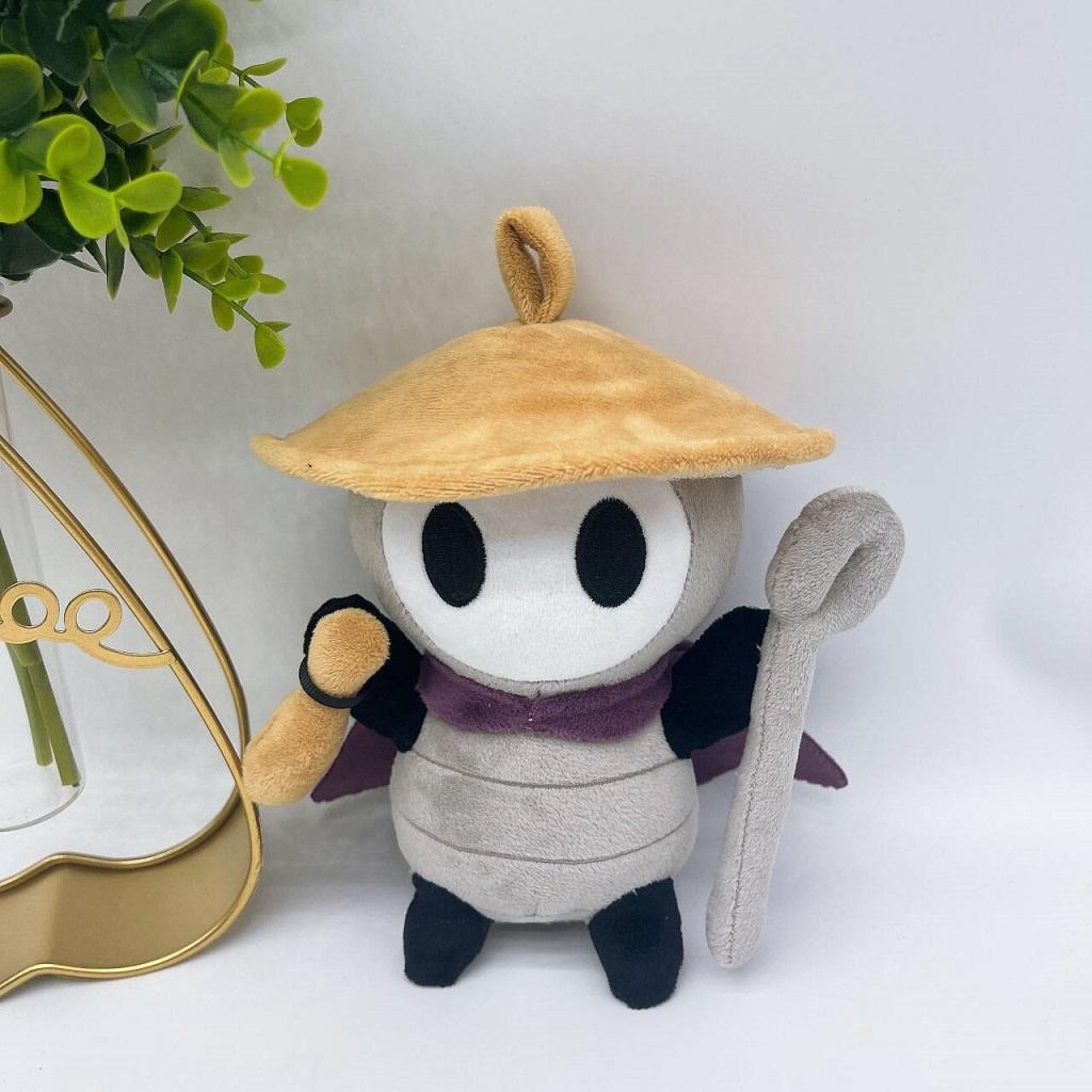 Ny Hollow Knight Silksong Sherma Duk Plysj Klokkedyr Bomullsdukke Myk Samling Søte Dukker Romdekorasjon Leketøy Bursdagsgave